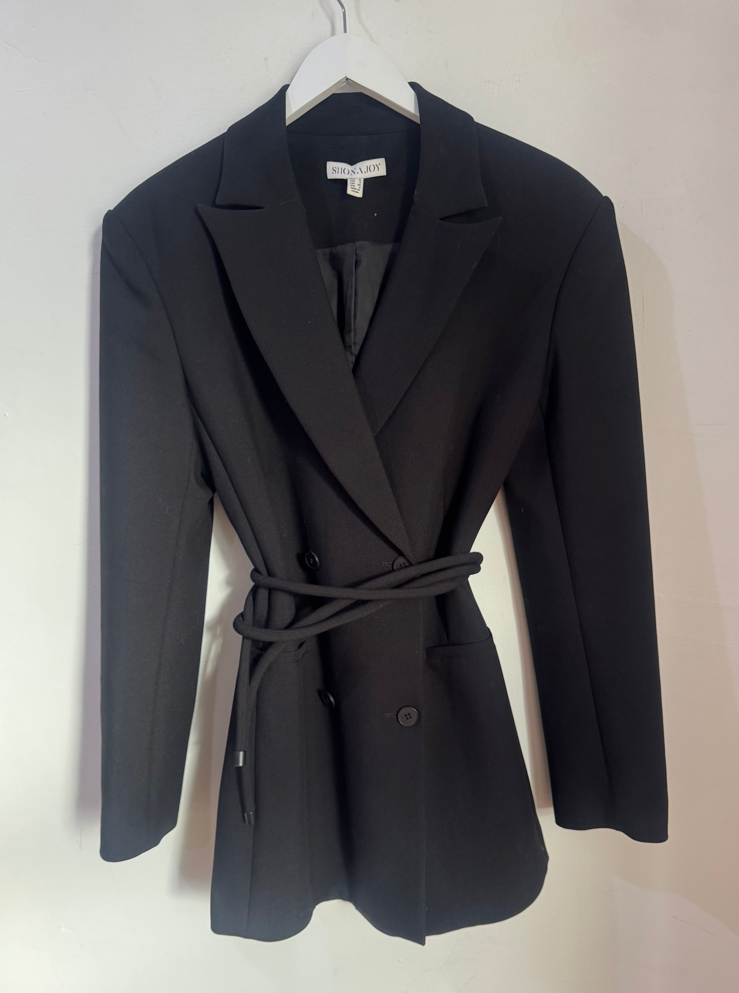 Shona Joy Irena Blazer Dress with Belt - Size 10