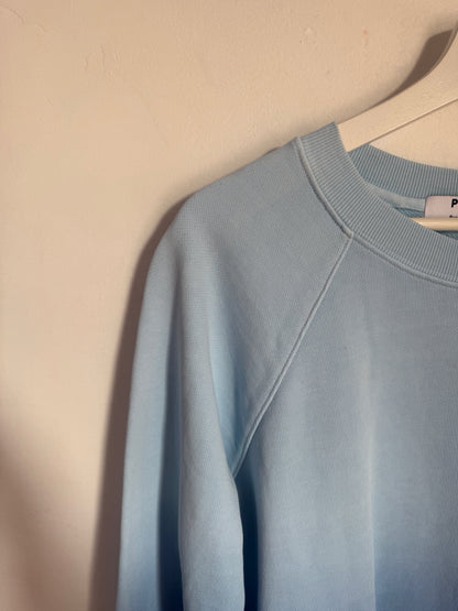 Proenza Schouler PSWL Ombre Shrunken Jersey Cotton Sweatshirt - Size M