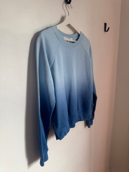 Proenza Schouler PSWL Ombre Shrunken Jersey Cotton Sweatshirt - Size M