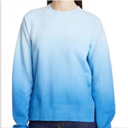 Proenza Schouler PSWL Ombre Shrunken Jersey Cotton Sweatshirt - Size M