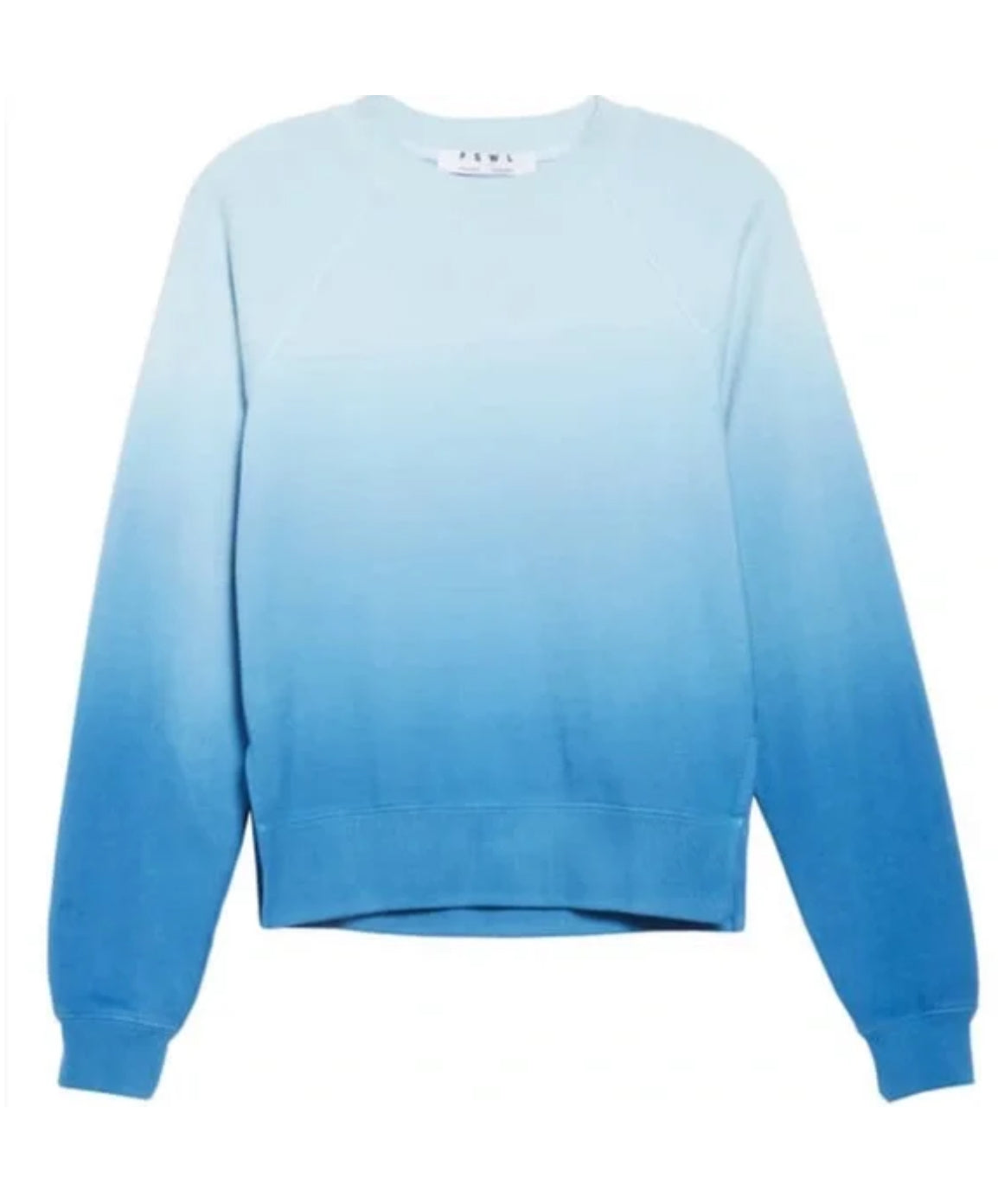 Proenza Schouler PSWL Ombre Shrunken Jersey Cotton Sweatshirt - Size M