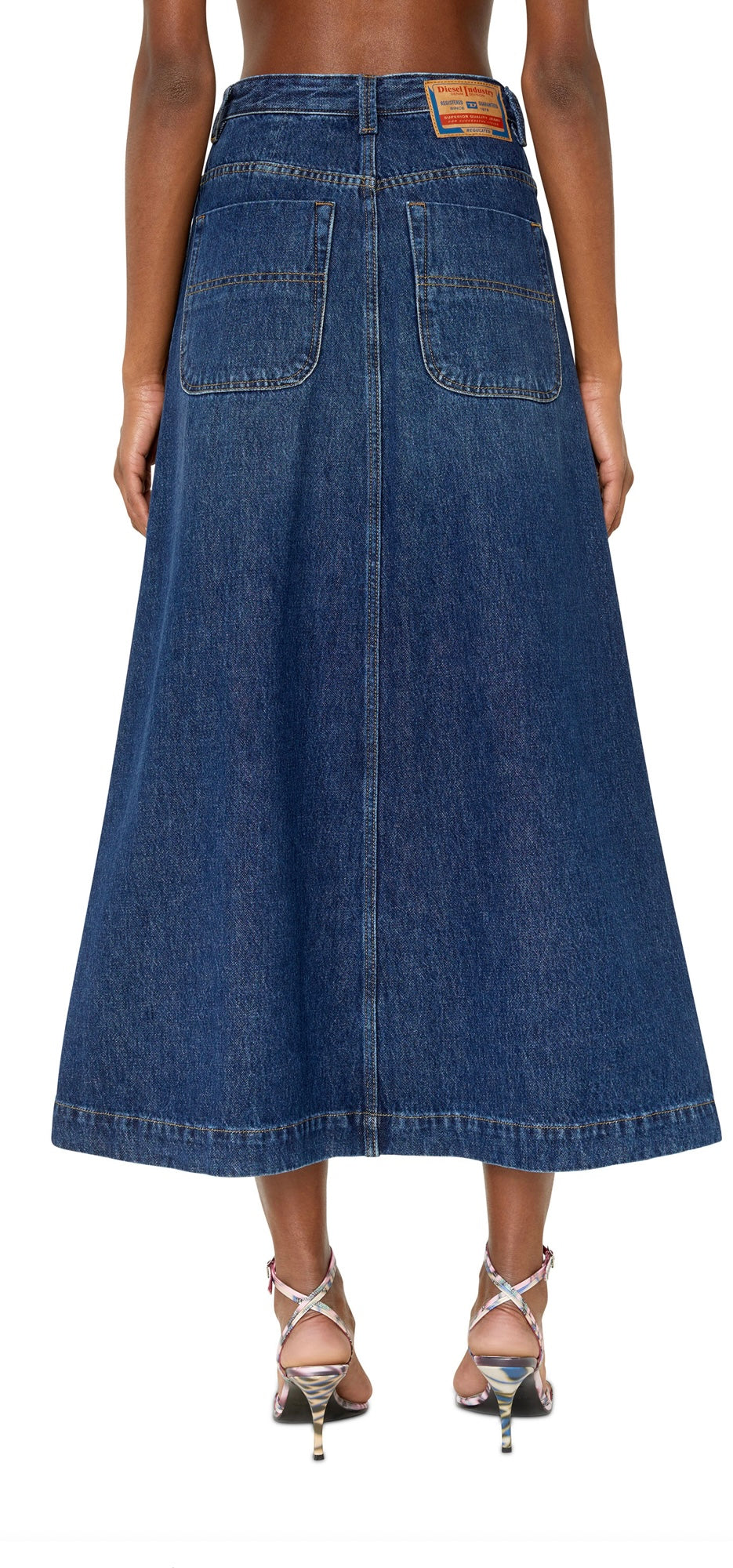 Diesel De-Albus-L A-Line Long Skirt - Size 29