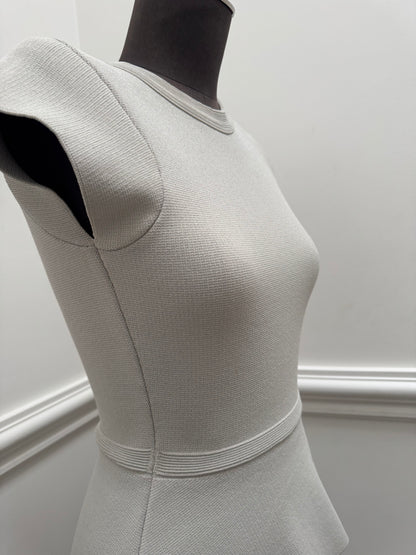 Scanlan Theodore Crepe Knit Peplum Top - Size S