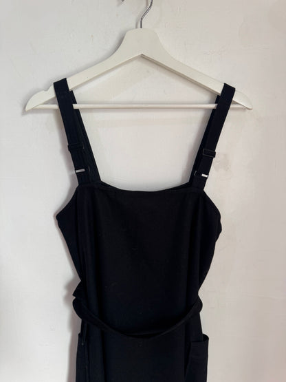 Scanlan Theodore Wool & Cashmere Pinafore Dress with Belt - Size 10