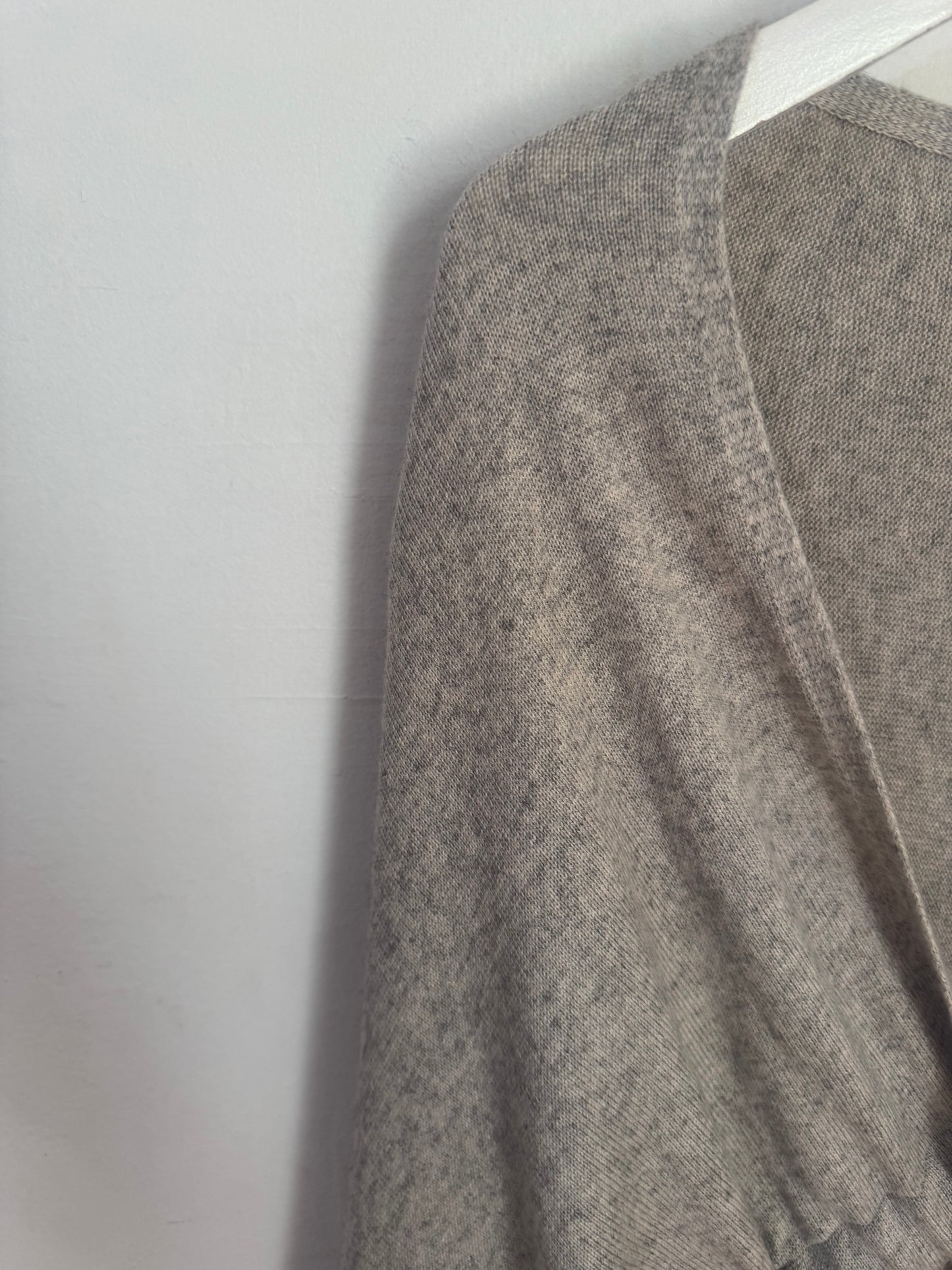 Scanlan Theodore Grey Silk Cashmere  Cardigan - One Size