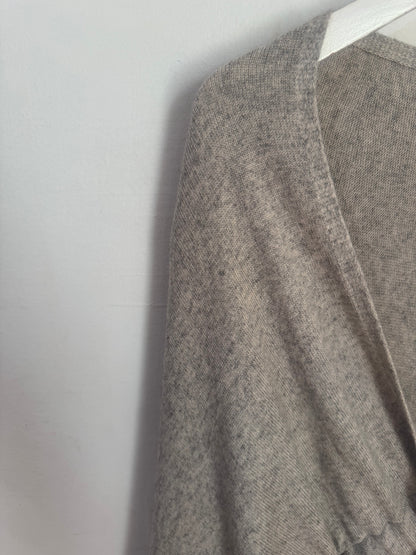 Scanlan Theodore Grey Silk Cashmere  Cardigan - One Size