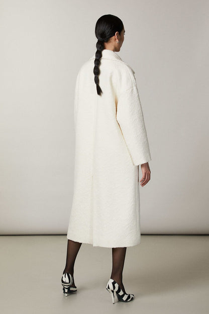 Patrizia Pepe Italian Frost Coat - Size 40 (Brand New)