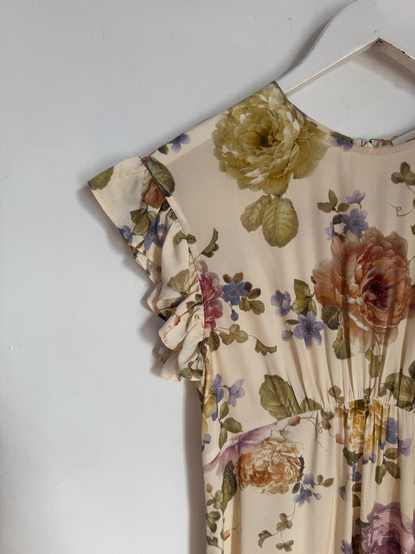 Zimmermann Ruffled Floral Midi Dress - Size 0
