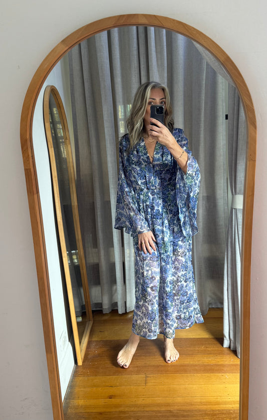 Sabina Musavey Floral Midi Dress - Size M