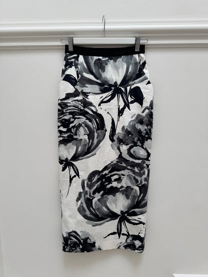 Scanlan Theodore Printed Pencil Skirt - Size 6