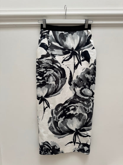 Scanlan Theodore Printed Pencil Skirt - Size 6