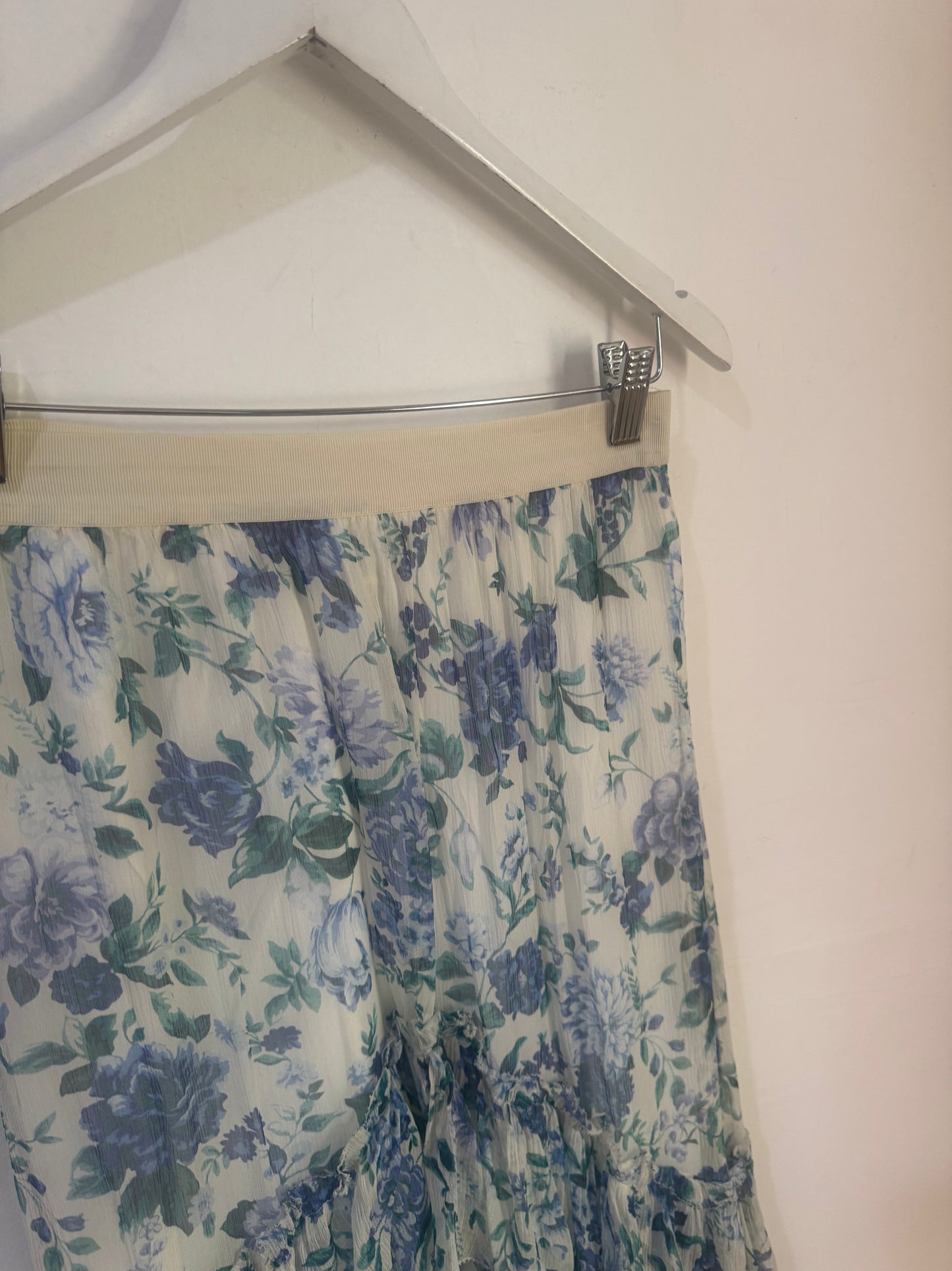 Zimmermann Moncur Chevron Silk Maxi Skirt - Size 1