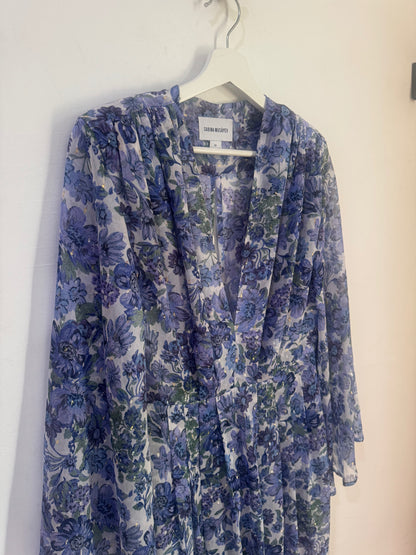 Sabina Musavey Floral Midi Dress - Size M