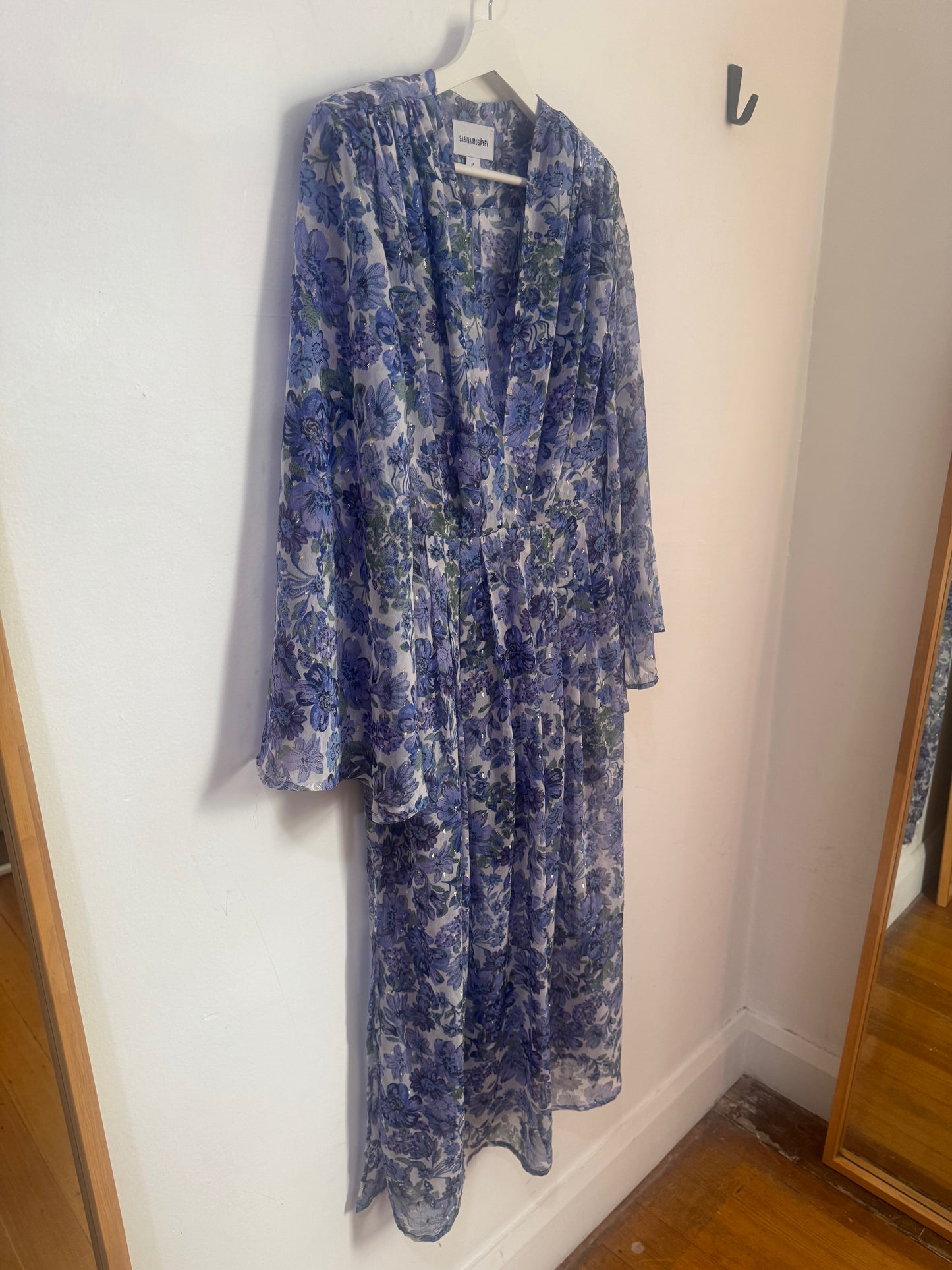 Sabina Musavey Floral Midi Dress - Size M