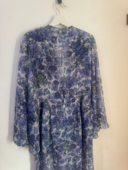 Sabina Musavey Floral Midi Dress - Size M