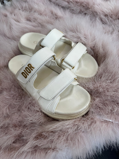 CHRISTIAN DIOR Dioract Sandals - Size 39
