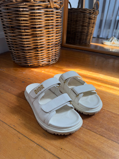 CHRISTIAN DIOR Dioract Sandals - Size 39