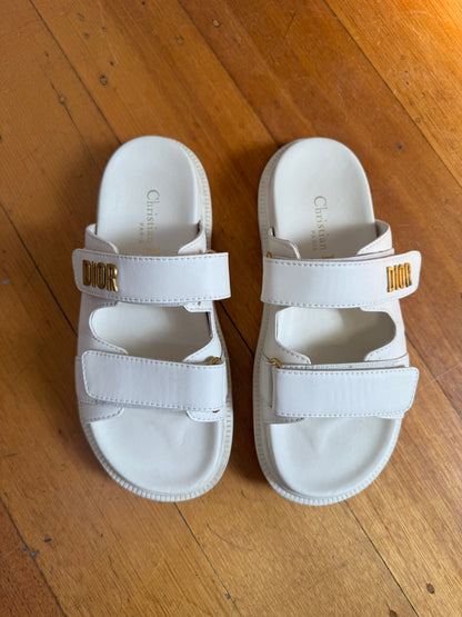 CHRISTIAN DIOR Dioract Sandals - Size 39