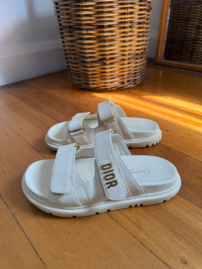 CHRISTIAN DIOR Dioract Sandals - Size 39
