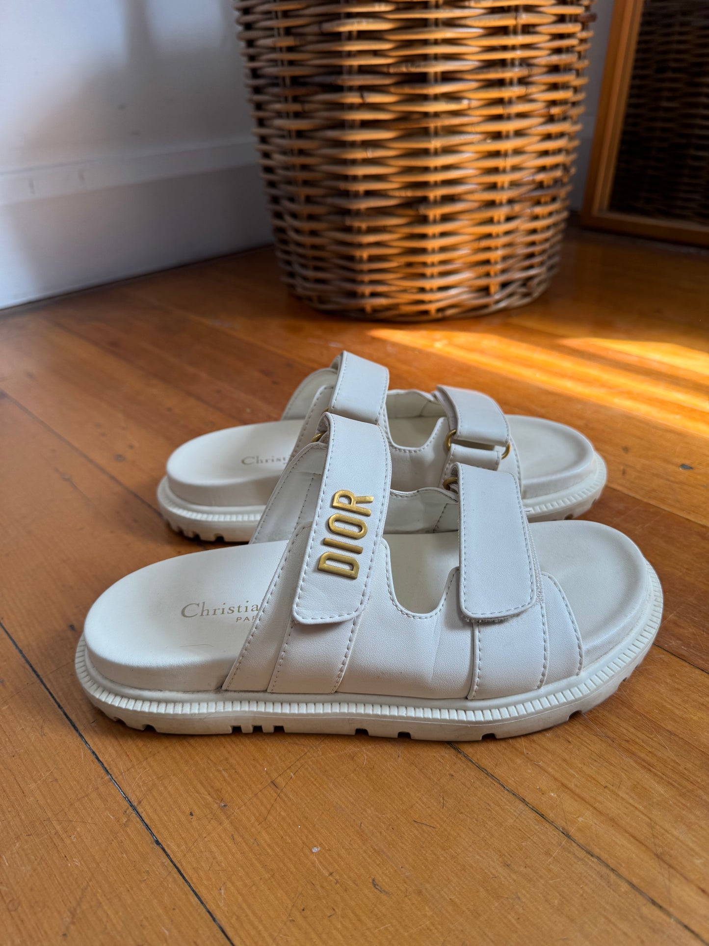 CHRISTIAN DIOR Dioract Sandals - Size 39