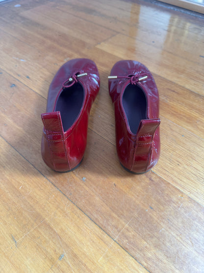 Alohas Rosalind Patent Leather Ballet Flats - Size 39