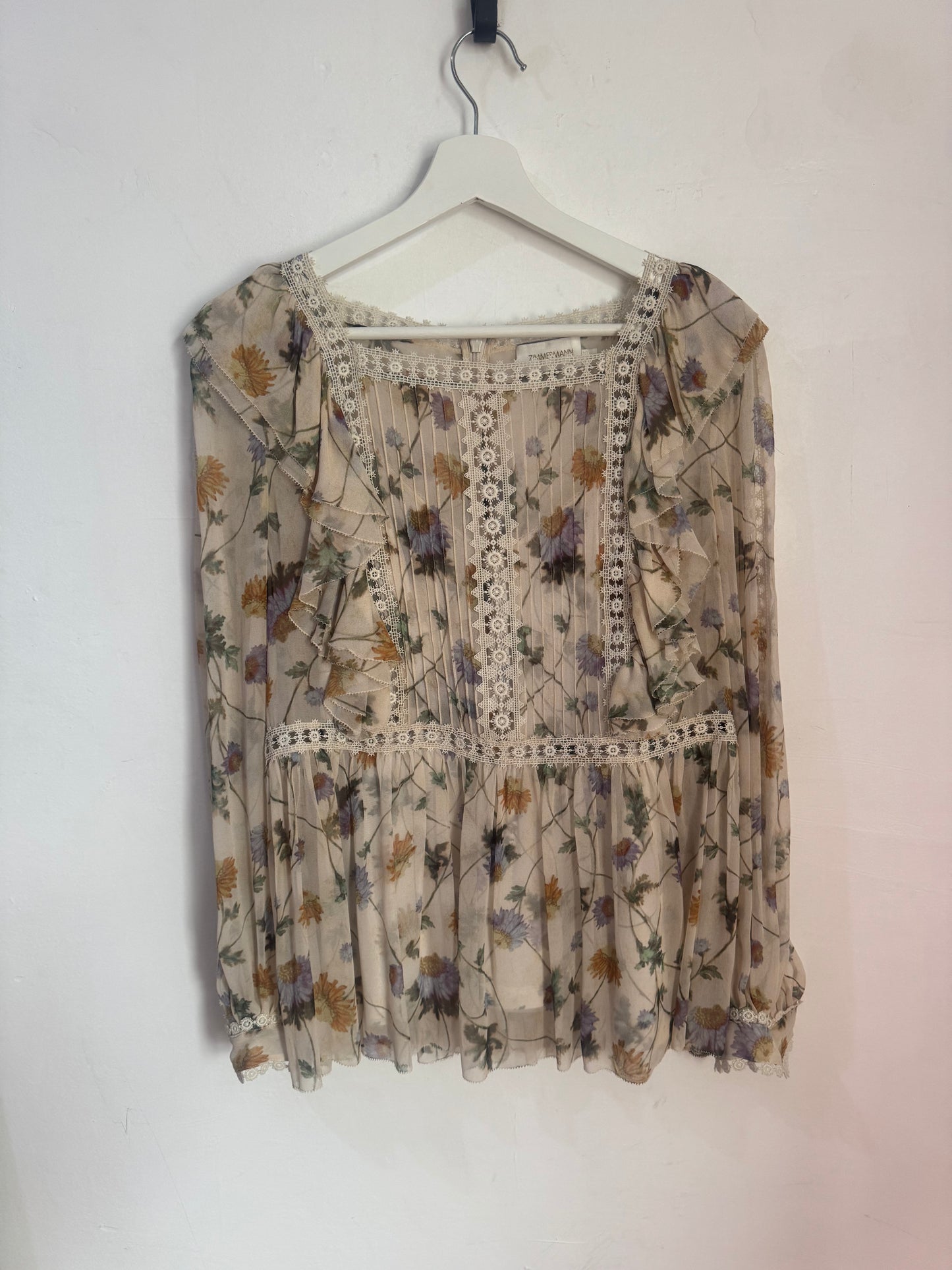 Zimmermann Rife Dandelion Silk Blouse - Size 1