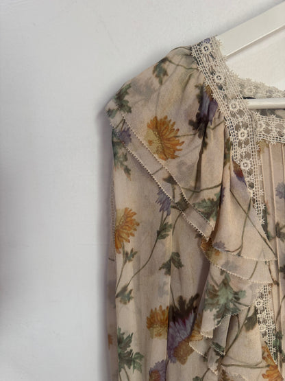 Zimmermann Rife Dandelion Silk Blouse - Size 1
