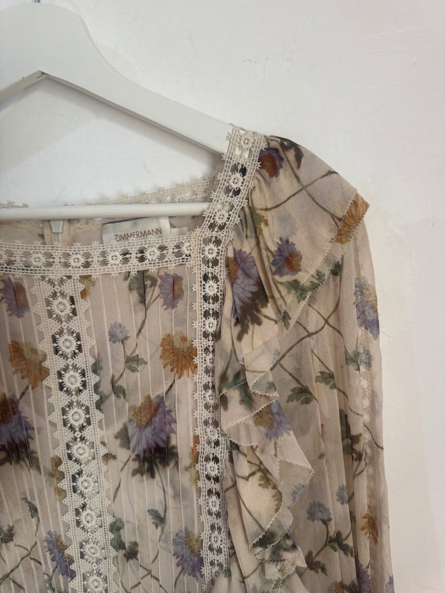 Zimmermann Rife Dandelion Silk Blouse - Size 1