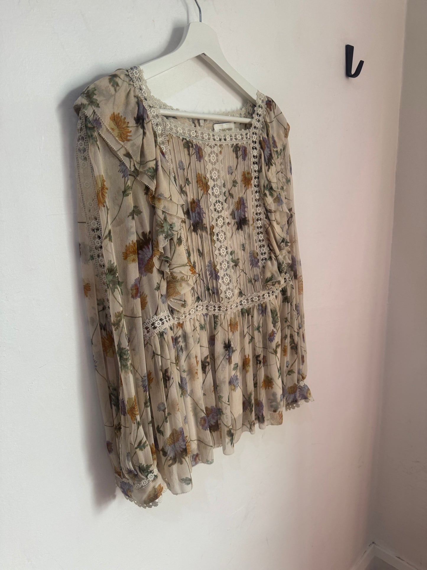 Zimmermann Rife Dandelion Silk Blouse - Size 1