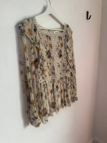 Zimmermann Rife Dandelion Silk Blouse - Size 1