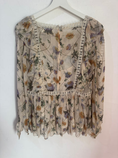 Zimmermann Rife Dandelion Silk Blouse - Size 1