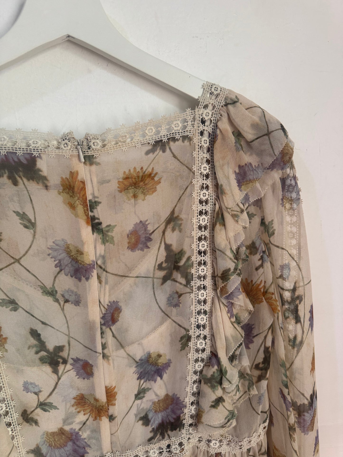 Zimmermann Rife Dandelion Silk Blouse - Size 1