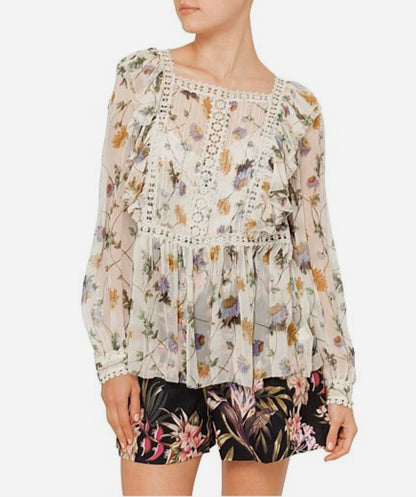 Zimmermann Rife Dandelion Silk Blouse - Size 1