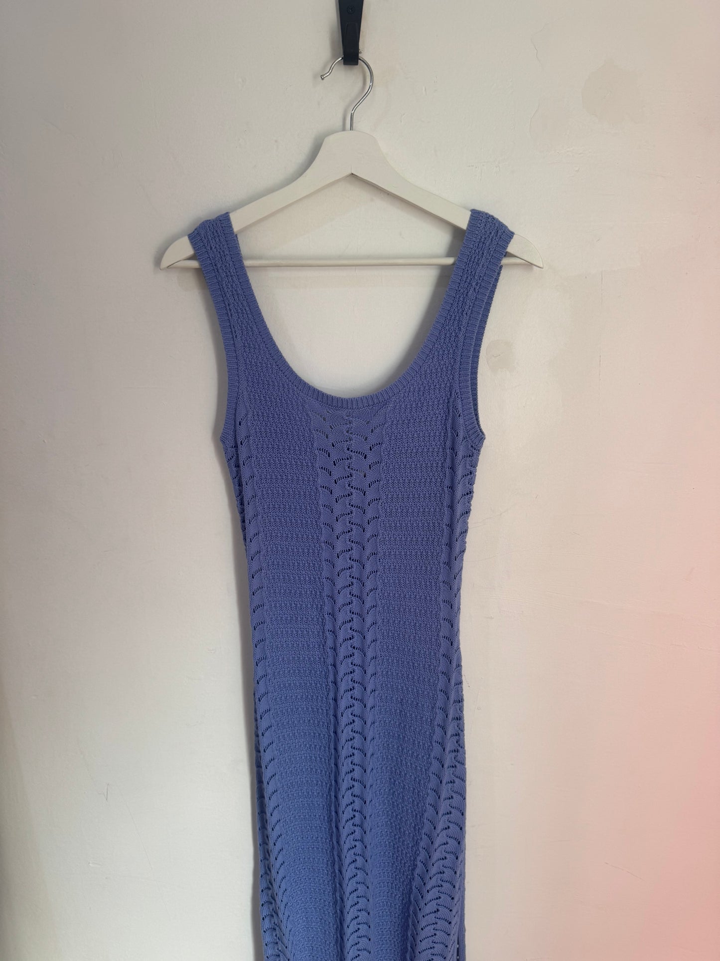Kivari Bella Crochet Midi Dress - Size 8