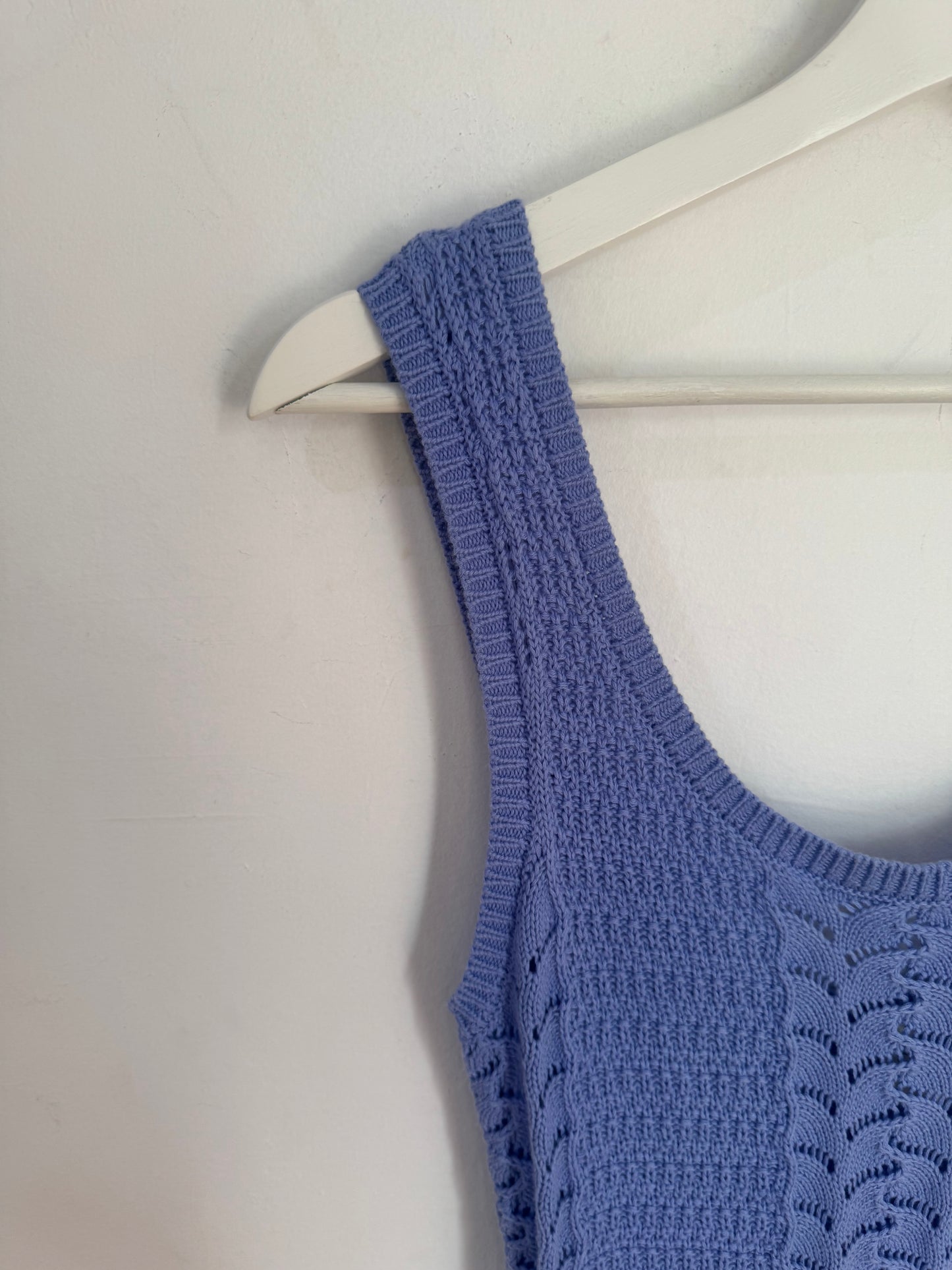 Kivari Bella Crochet Midi Dress - Size 8