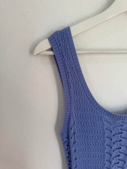 Kivari Bella Crochet Midi Dress - Size 8