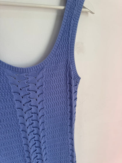 Kivari Bella Crochet Midi Dress - Size 8