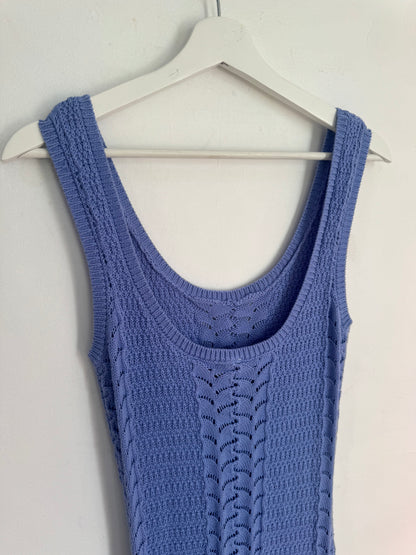 Kivari Bella Crochet Midi Dress - Size 8