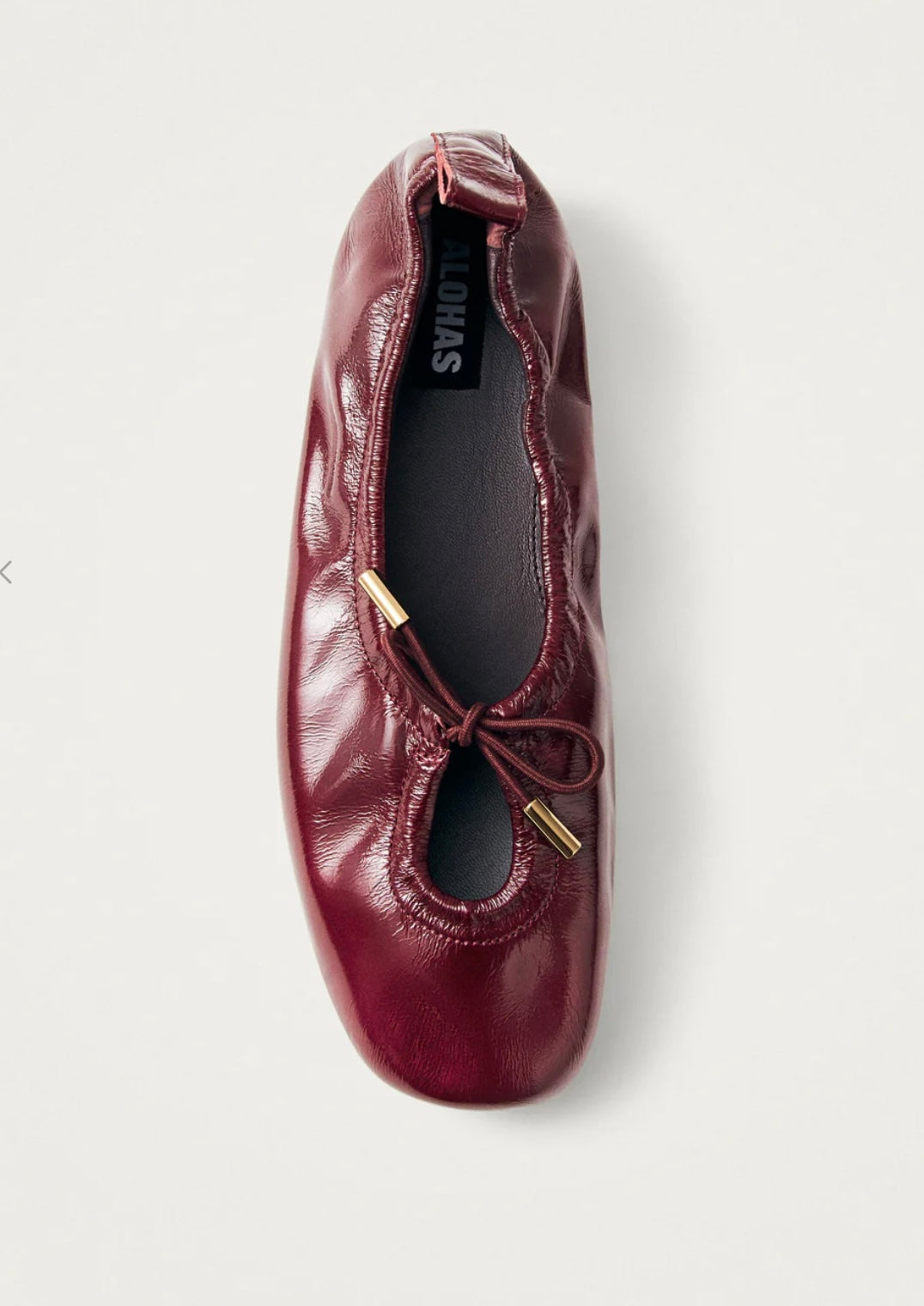 Alohas Rosalind Patent Leather Ballet Flats - Size 39