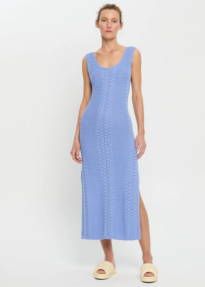 Kivari Bella Crochet Midi Dress - Size 8