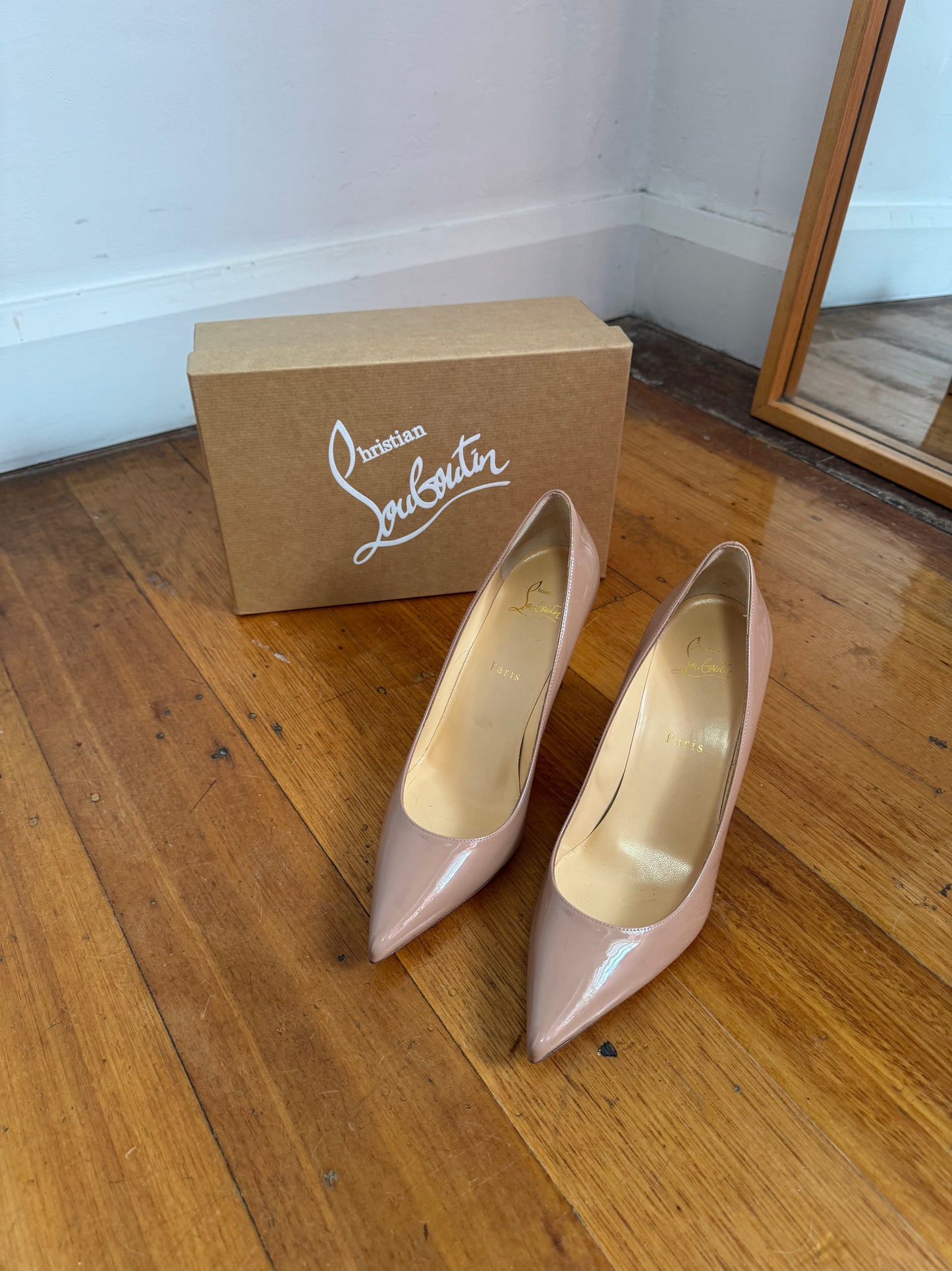 Christian Louboutin Kate Patent Leather Heels - Size 40 (Brand New in Box)