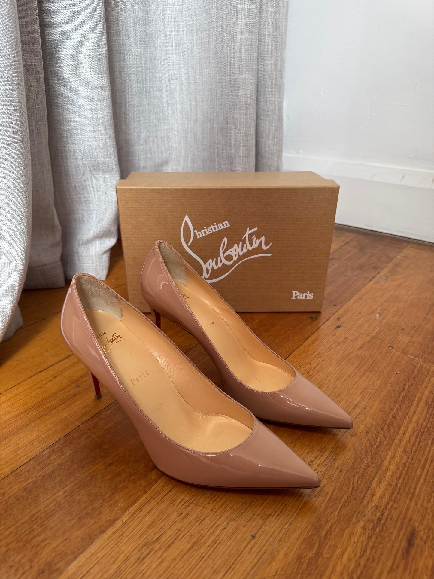 Christian Louboutin Kate Patent Leather Heels - Size 40 (Brand New in Box)