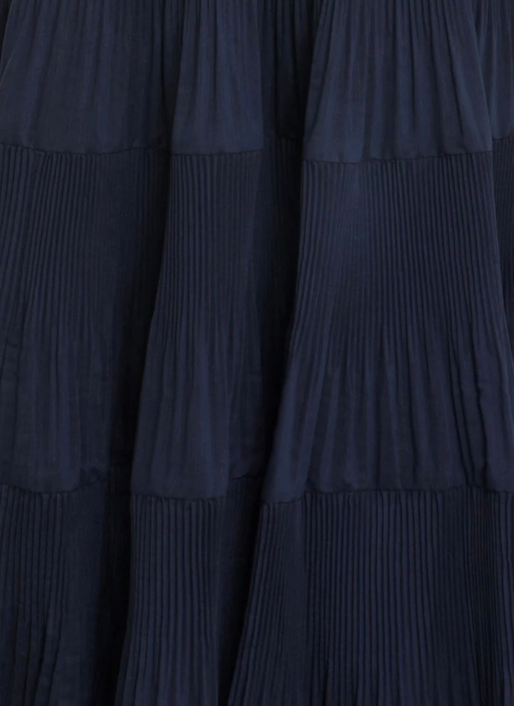 Zimmermann Navy Pleated Midi Dress - Size 1