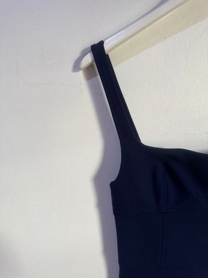Dion Lee Navy Bustier Midi Dress - Size 8