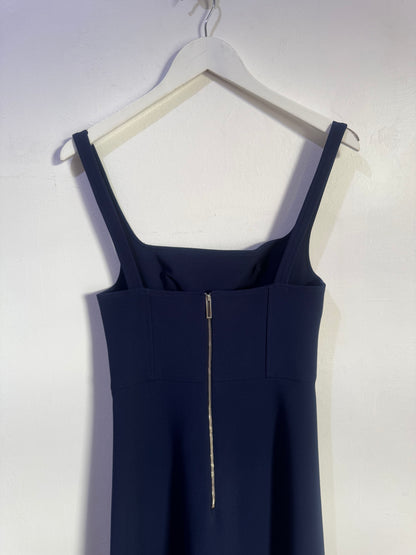 Dion Lee Navy Bustier Midi Dress - Size 8
