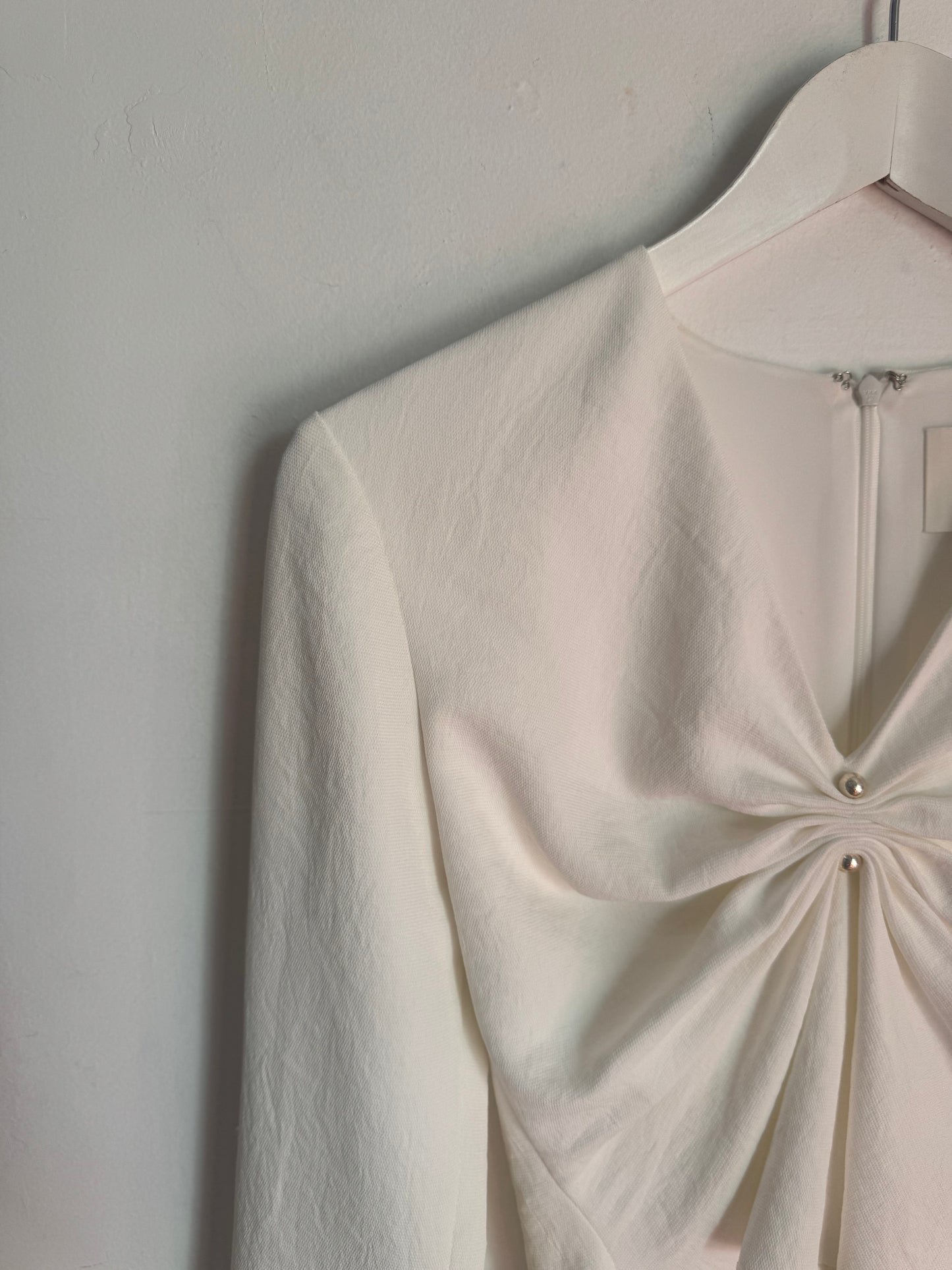 Dion Lee V Neck Pierced Blouse - Size 6