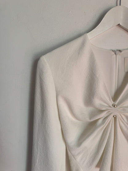 Dion Lee V Neck Pierced Blouse - Size 6