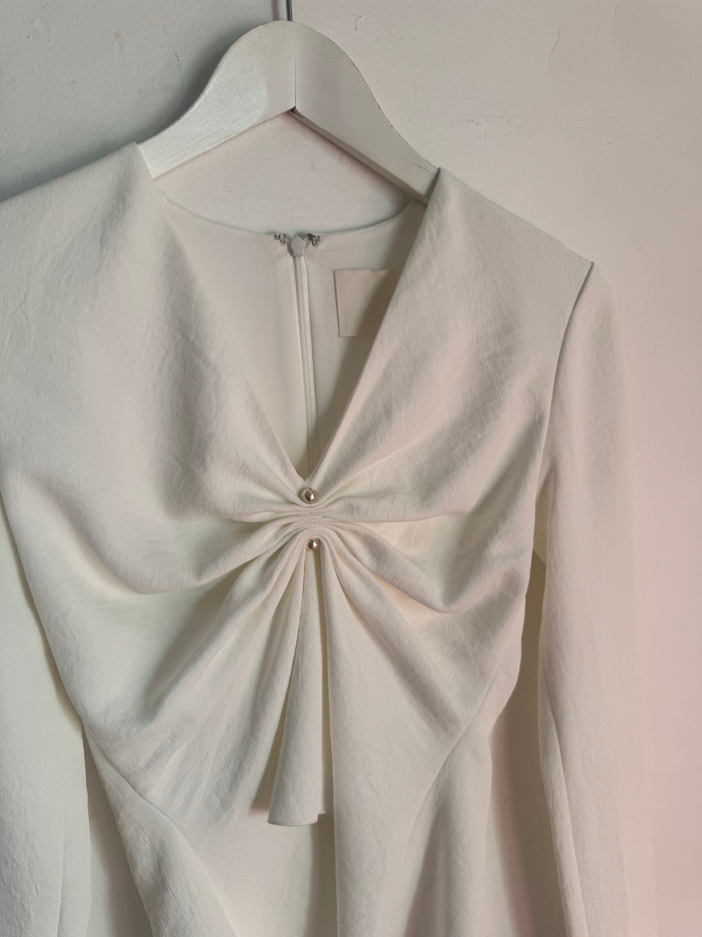 Dion Lee V Neck Pierced Blouse - Size 6