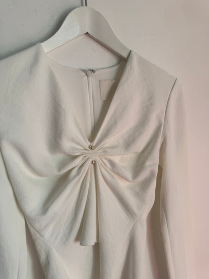 Dion Lee V Neck Pierced Blouse - Size 6