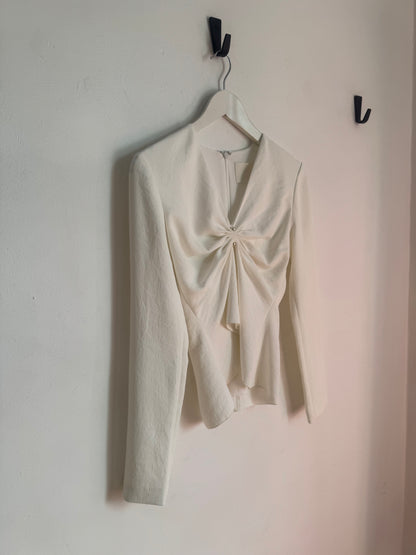Dion Lee V Neck Pierced Blouse - Size 6